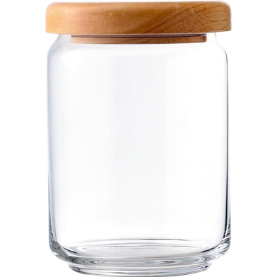 Ocean Jar Pop W/Wood Lid 650ml image