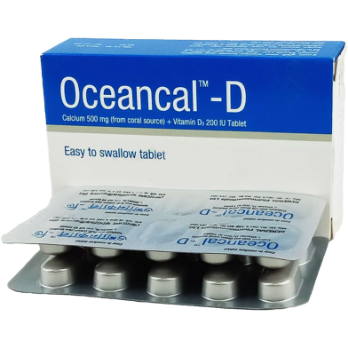 Oceancal-D 500 mg 10's Strip Tablet image
