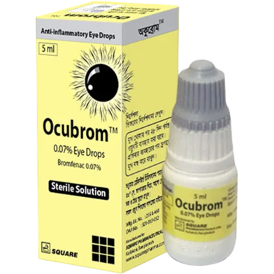 Ocubrom 0.07 Percent Ophthalmic Solution 5 ml Drop image