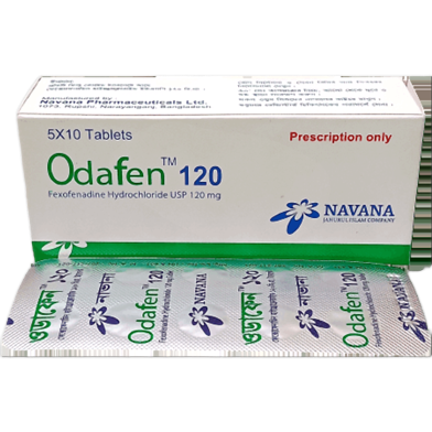 Odafen 120 mg Tablet-10's Strip image