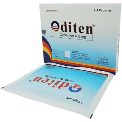 Oditen 400mg Capsule 7's Strip image
