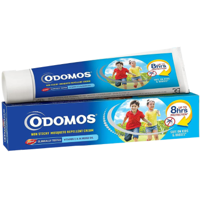 Odomos Mosquito Repellent Cream with Vitamin-E - 50gm image