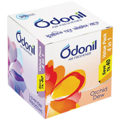 Odonil Air Freshener Blocks Mixed - 48gm 4 in1 Combo Package image