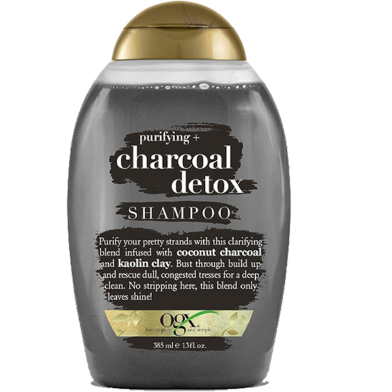 Ogx Purifying Plus Charcoal Detox Shampoo 385 ml image