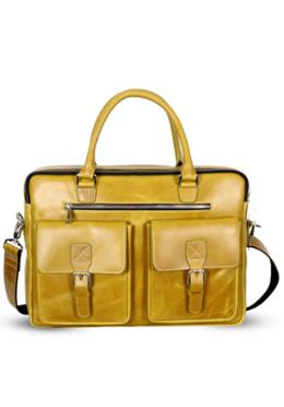 Oil Pull Up Leather Executive Bag image