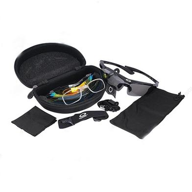 Okley 0089 Sunglass With 5 Polarized Lenses, Power Glass Frame and Protective Carrying Case (sunglass_oakley0089) image