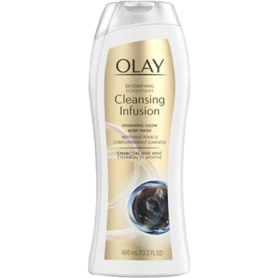 Olay Cleansing Infusion Charcoal and Mint Body Wash 400 ml image