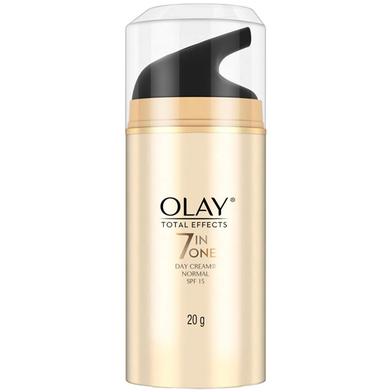Olay Day Cream Total Effects 7 in 1 Anti Ageing Moisturiser (SPF 15) 20 gm image