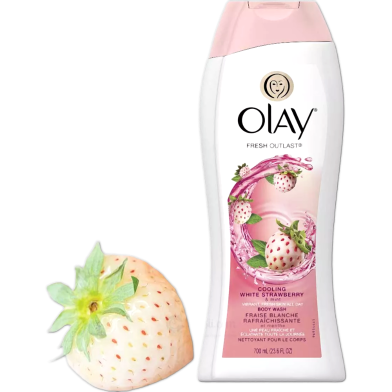 Olay Fresh Outlast Cooling White Strawberry Mint Body Wash 650ml image