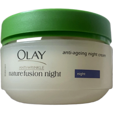 Olay Nature Fusion Anti Ageing Night Moisturiser Cream 50ml image