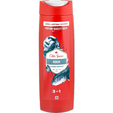 Old Spice Rock With Charcoal 2 in 1 Shower Gel 400ml image