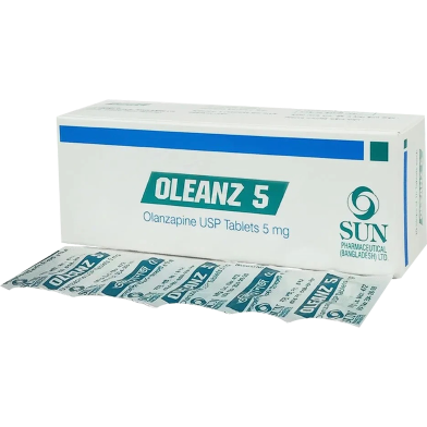 Oleanz 5 mg Tablet 10's Strip image