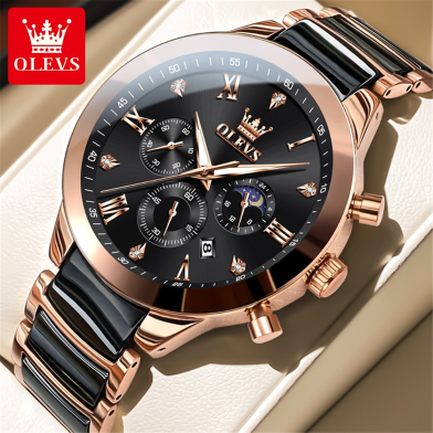 Olevs 7004 Quartz Chronograph Watch For Men image