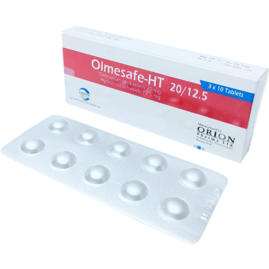 Olmesafe HT 20mg 12.5mg Tablet 10's Strip image