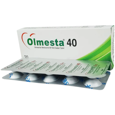 Olmesta 40 mg Tablet 10'S Strip image