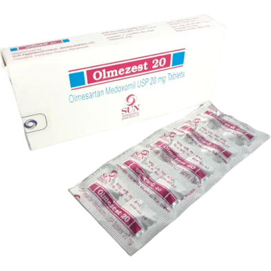 Olmezest 20 mg Tablet 10's Strip image