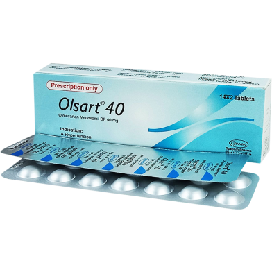Olsart 40 mg Tablet 14's Strip image