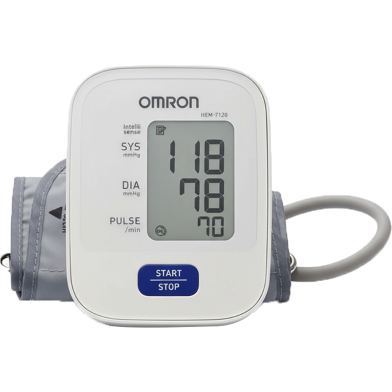 Omron HEM-7120 Automatic Digital Blood Pressure Monitor – Intellisense Technology, Accurate BP Measurement image