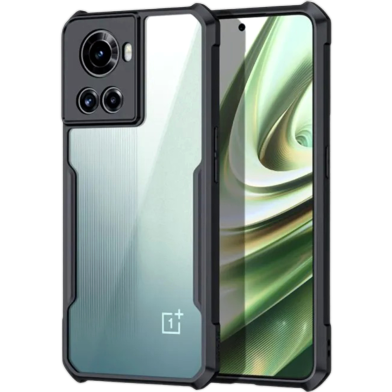 OnePlus 10R Transparent Back Cover Clear Flexible Slim Protective Mobile Case image