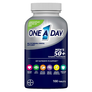 One A Day® Men’s 50 Complete Multivitamin - 100 Tablets image