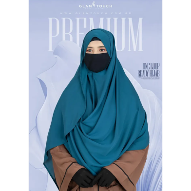 Glam Touch One Loop-Ready Hijab | image