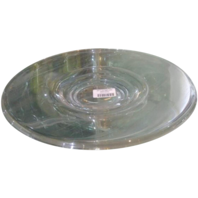 Opal Glass Centerpiece Platter Round Single Pcs image