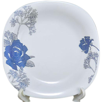 Opal Glass Dessert Plate Square Shape, 8.5inch image