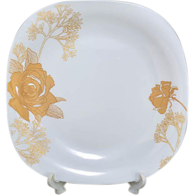 Opal Glass Dinner Plate Square Shape, 11inch image