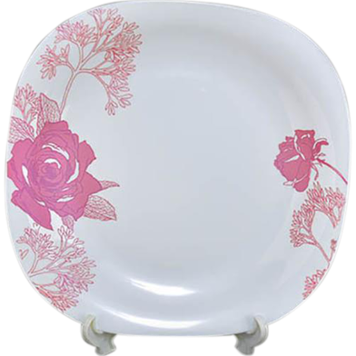 Opal Glass Dinner Plate Square Shape, 11inch image