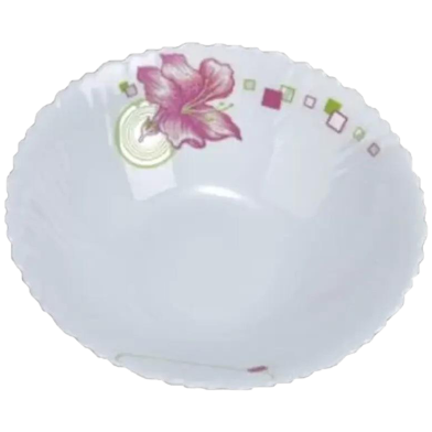 Opal Glass Flat Bowl Single Pcs, 8.5 Inch - LHDW95/810 image