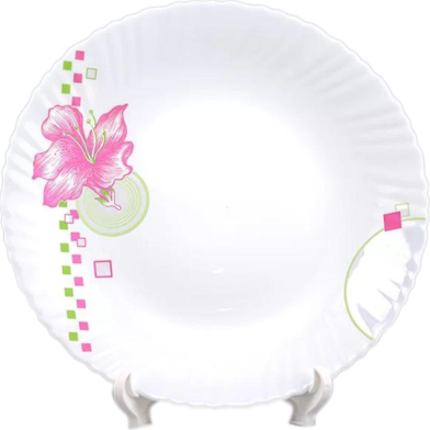 Opal Glass Plate Flat 10.5 Inch 1 Pcs image