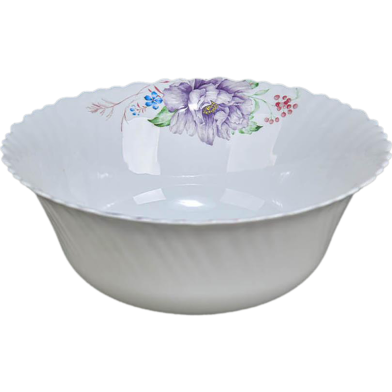 Opal Glass Serving Deep Bowl, Single Pcs, 9inch image