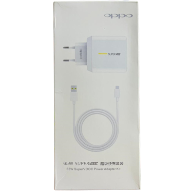 Oppo Original 65W GAN SuperVOOC 2.0 Power Charger – Fast Charging Adapter image