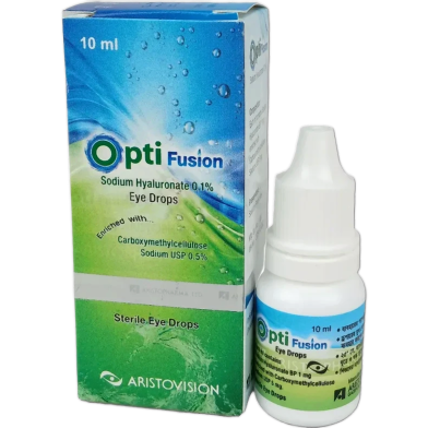 Opti Fusion 0.1 Percent, 0.5 Percent Ophthalmic Solution 10 ml Drop image
