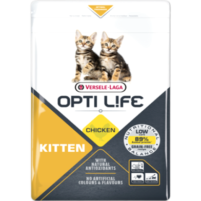 Opti Life Grain-Free Dry Cat Food Kitten Chicken 2.5kg image