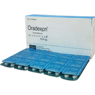 Oradexon 0.5 mg Tablet 10's Strip image