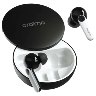 Oraimo OEB-E105D FreePods 4 - ANC Noise Cancellation APP Control - True Wireless Earbuds- Black image