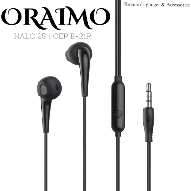 Oraimo (OEP-E21P) Bass Stereo In Ear Earphone image