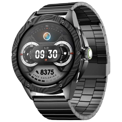 Oraimo Watch Pro NT OSW-850H AMOLED Black Bluetooth Calling AI Powered Smart Watch image