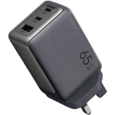 Oraimo Hypergan 65 65w Gan Wall Charger Kit With 100w Cc Cable Ocw 7652e And 116cc image