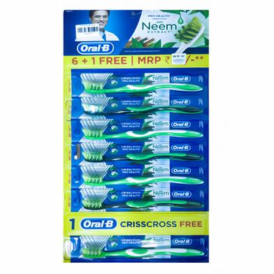 Oral B Pro Health Soft Toothbrush with Neem Extract (Buy 6 Get 1 Free) image