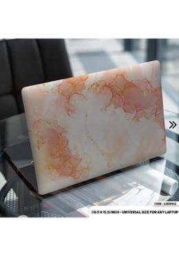 DDecorator Orange Marble Texture Laptop Sticker image
