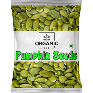 Organic Box Pumpkin Seeds Raw Pumpkin Seeds For Eating Immunity Booster And Protein Rich Seeds Healthy Diet Snacks 1Kg image