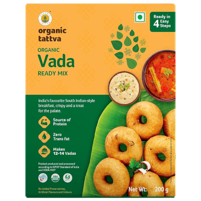 Organic Tattva Instant Ready to Eat Vada Mix 200 gm image