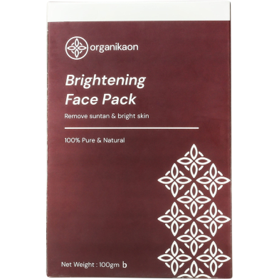 Organikaon Brightening Face Pack (ব্রাইটেনিং ফেস প্যাক) - 100 gm image