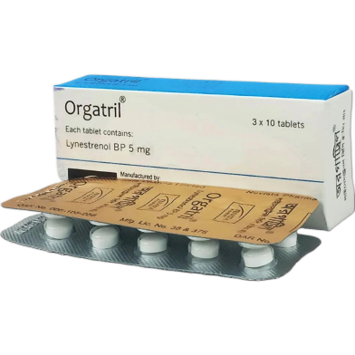 Orgatril 5 mg Tablet 10's Strip image