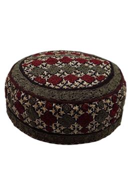 Orginal Sindhi Tupi - Dark Khaki (Any Design) image