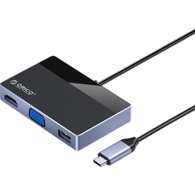 Orico DM-5P-BK Type C 5 In 1 Multifunctional Docking Station image