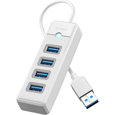 Orico PW4U-U3-WH 4 Ports USB-A To USB 3.0 HUB White image