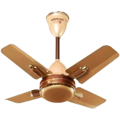 Orient Quasar Ornamental 24 Inch Ceiling Fan Golden Chocolate image